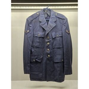 VINTAGE Wool Surge BLUE 1953 USAF JACKET Dress Blue Blazer SIZE 40L‎